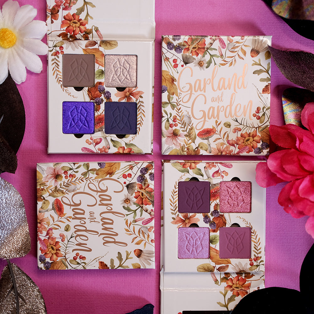 Garland and Garden Mini Quad Bundle (Mauve + Indigo)